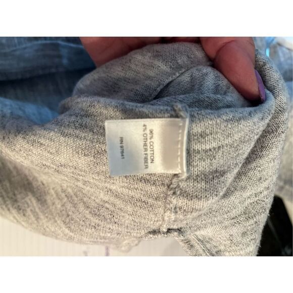 J. Jill Gray Space Dyed Snap Down Long Line Cardigan sz S EUC - Picture 9 of 10